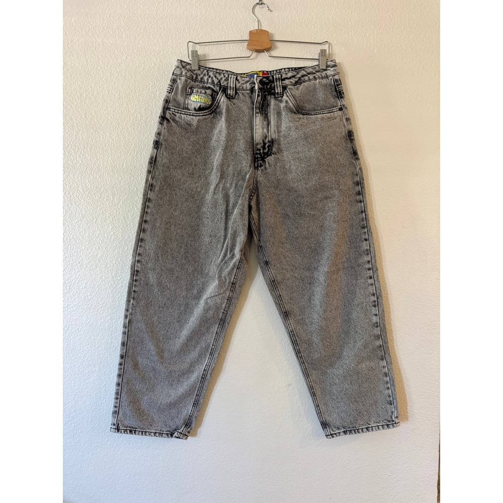 Empyre Loose Fit Skate Jeans Acid Wash Baggy Denim 30 Gray Excellent Condition - Picture 1 of 10